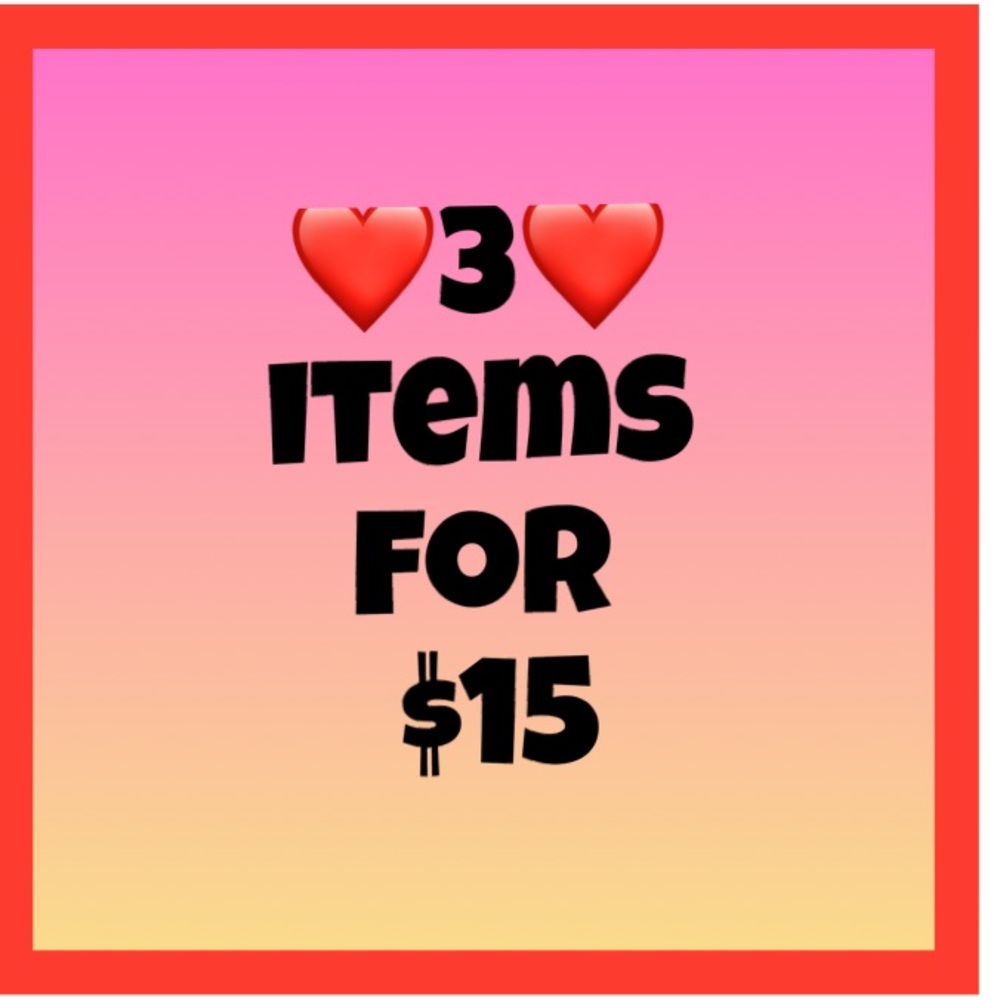 PLEASE READ -BEST PRICES EVER! 🩷3 FOR $15!